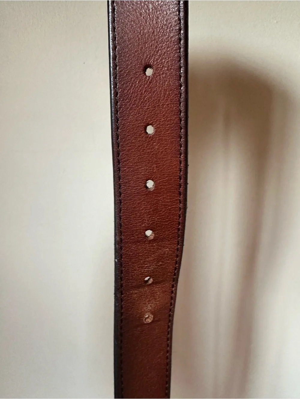 Men’s Fossil Brown Leather Belt Waist 40